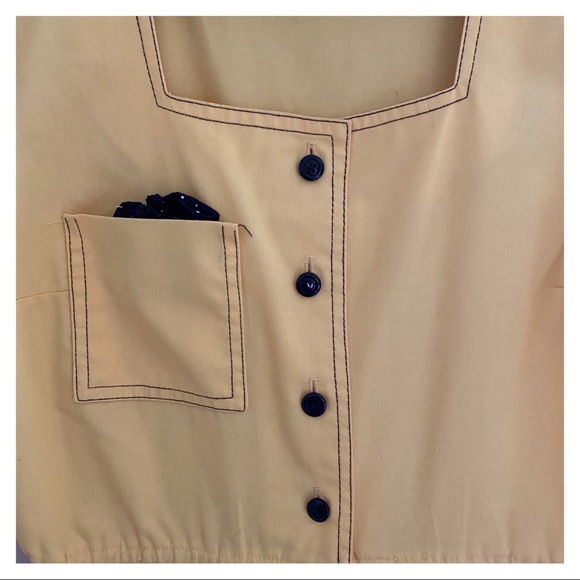 VINTAGE - STRUCTURED SHORT SLEEVE DRESS - Picture 5 of 8